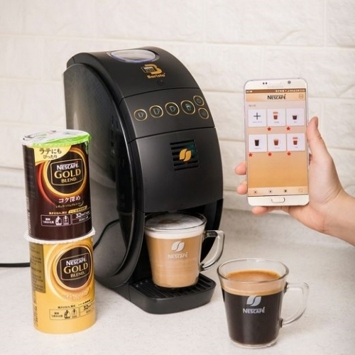 IoT 기술 입은 스마트 커피머신 <사진=롯데네슬레코리아>